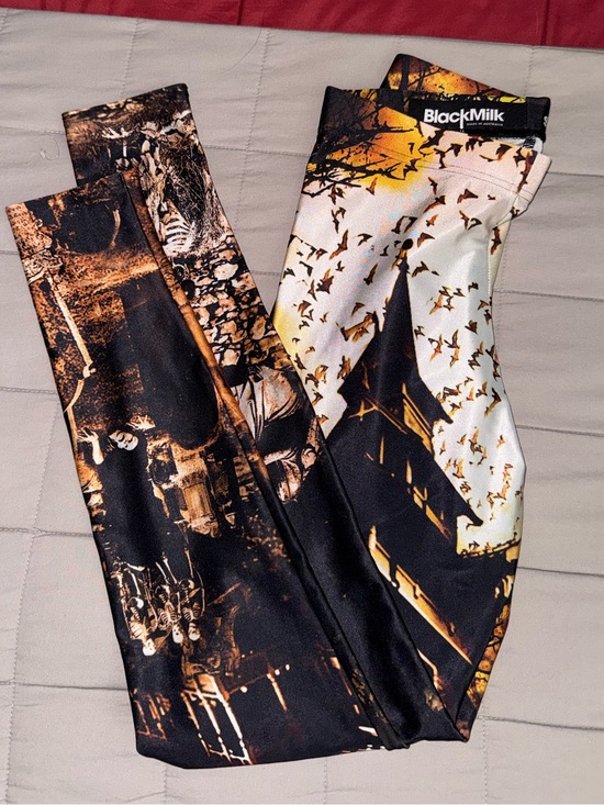 Blackmilk Pants - Black Milk Halloween Haunted House leggings